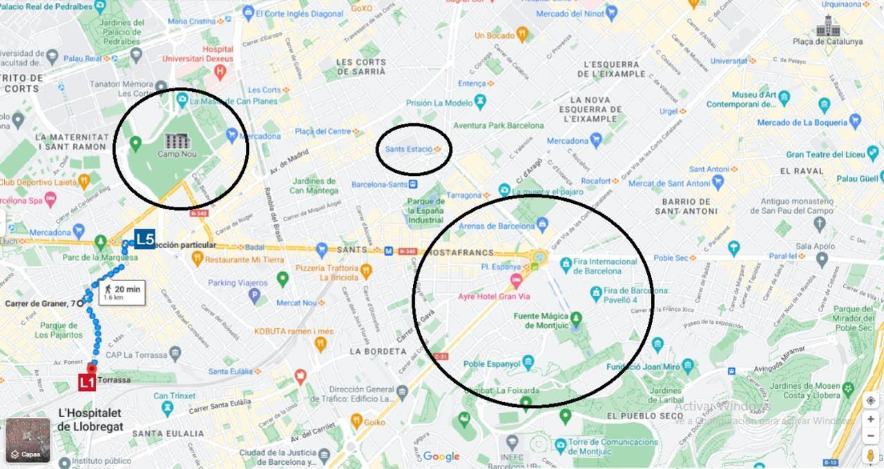 Apartaments B O D Collblanc โอสปิตาเล็ต เดอ โยเบรกัต ภายนอก รูปภาพ